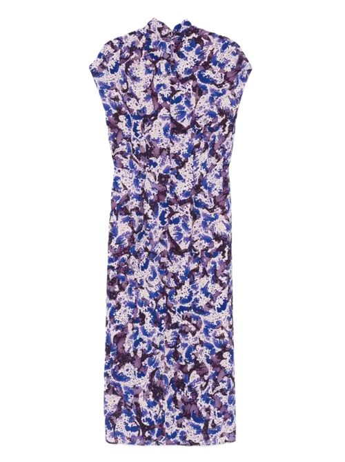 Abito midi con stampa astratta | Dries Van Noten DRIES VAN NOTEN | 2510110221012504 BLUE